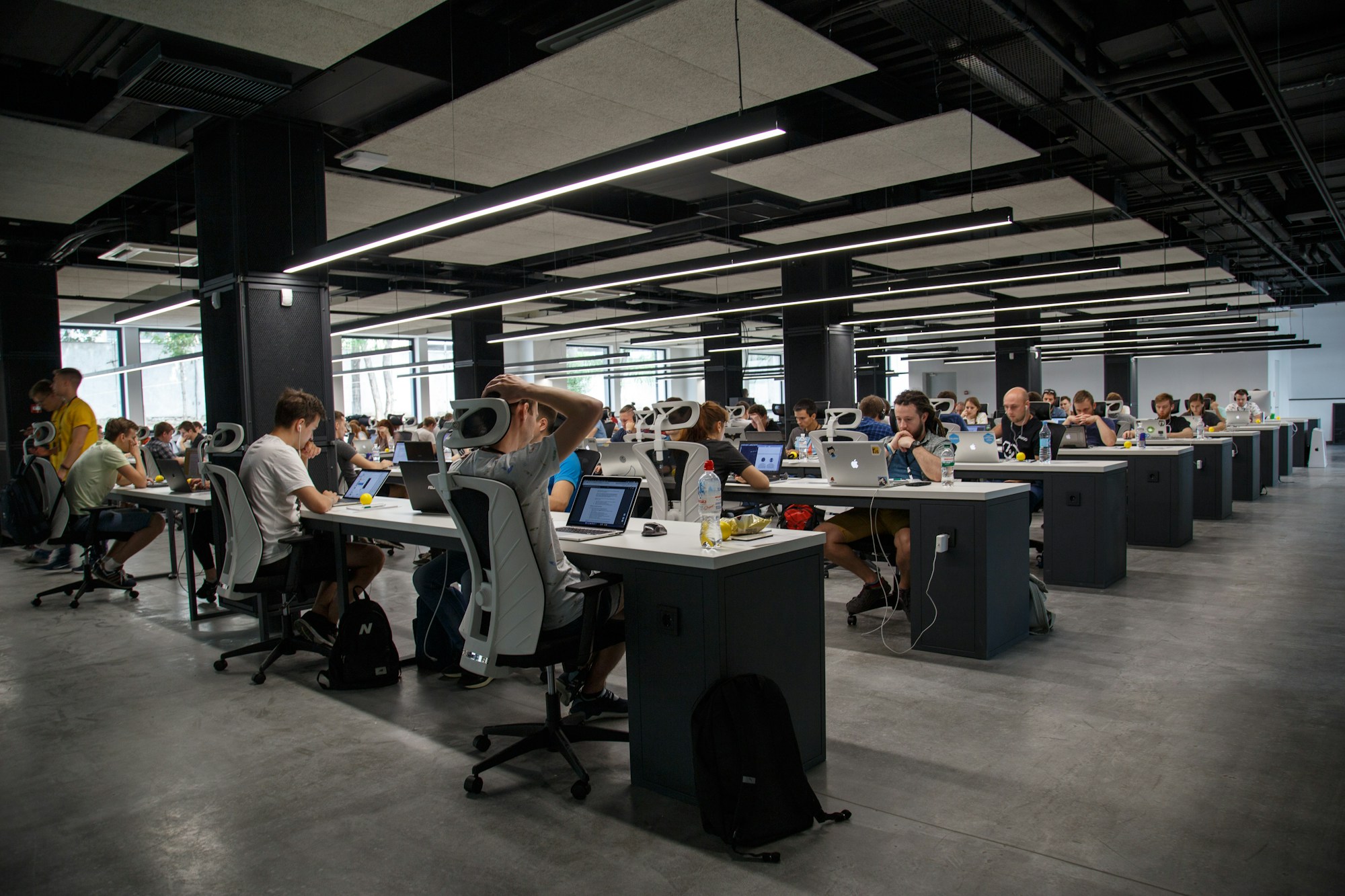 Open programming floor during the working day